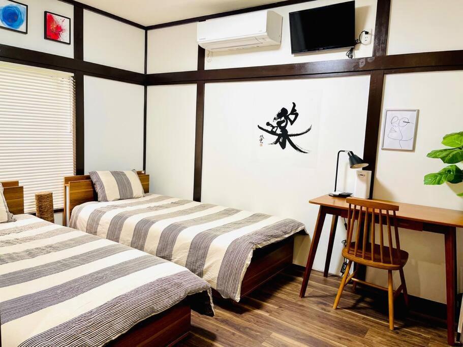 東京民泊 貸し切り一軒家 モダン和風 畳 青砥 上野 プライベート空間 最大8名 Apartemen Tokyo